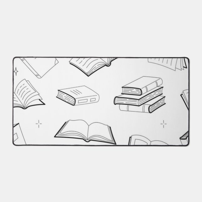 Alfrombrillas De Escritorio Patrón de libro (Anverso)