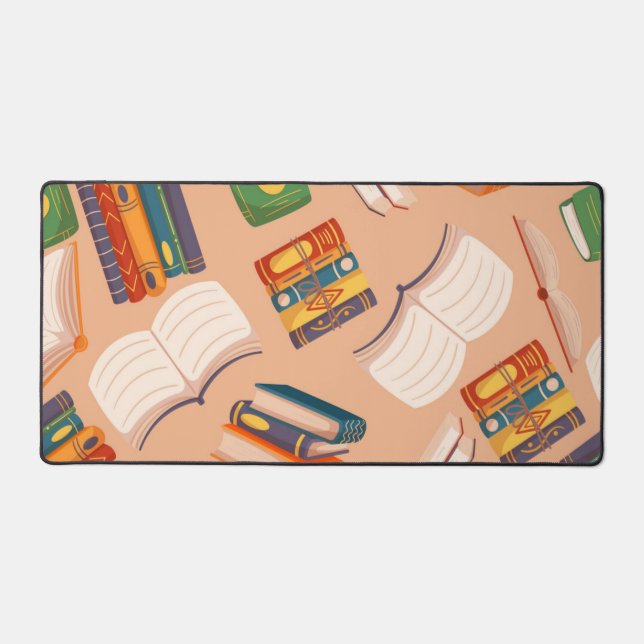 Alfrombrillas De Escritorio Patrón de libro (Anverso)