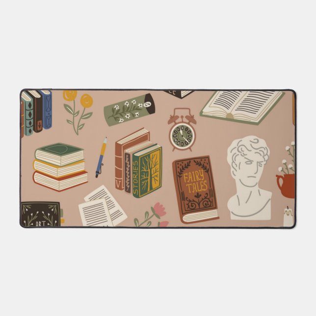 Alfrombrillas De Escritorio Patrón de libro (Anverso)