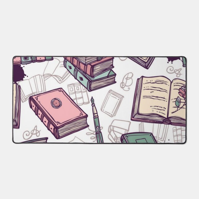 Alfrombrillas De Escritorio Patrón de libro (Anverso)