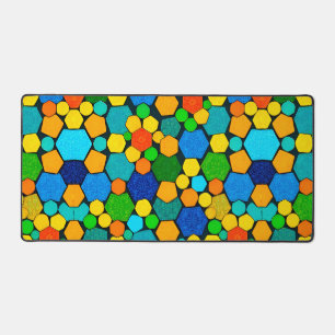 Alfrombrillas De Escritorio Patrón de mosaico geométrico abstracto