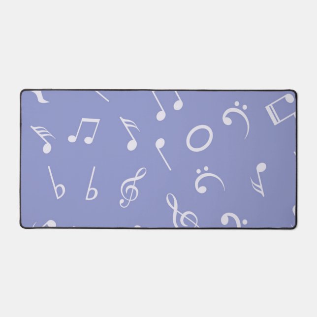 Alfrombrillas De Escritorio Patrón de notas musicales (Anverso)