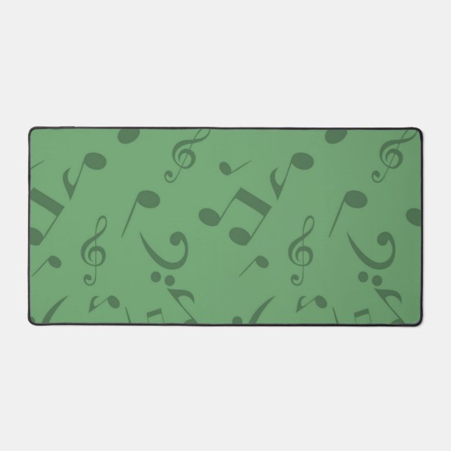 Alfrombrillas De Escritorio Patrón de notas musicales (Anverso)