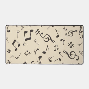 Alfrombrillas De Escritorio Patrón de notas musicales