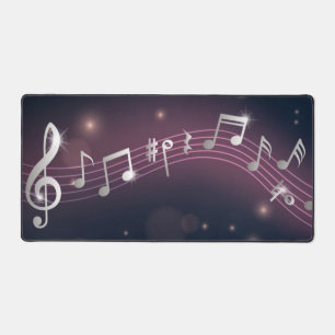 Alfrombrillas De Escritorio Patrón de notas musicales
