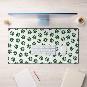 Alfrombrillas De Escritorio Patrón De Paws, Paws De Perro, Papas Verdes