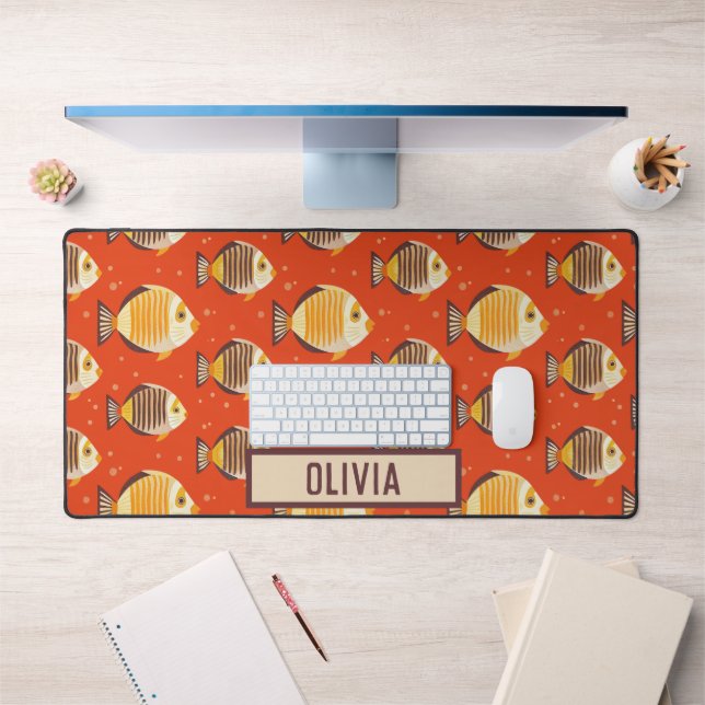 Alfrombrillas De Escritorio Patrón de peces tropicales (Oficina 1)