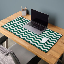 Alfrombrillas De Escritorio Patrón de raya zig zag Chevron Verde Turquesa