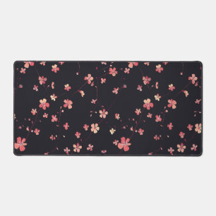 Alfrombrillas De Escritorio Patrón de sueño floral oscuro