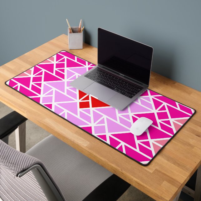 Alfrombrillas De Escritorio Patrón de tangrama cardíaco (Oficina 2)