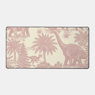 Alfrombrillas De Escritorio Patrón de Toile de Dinosaurio Vintage Jungla Prehi