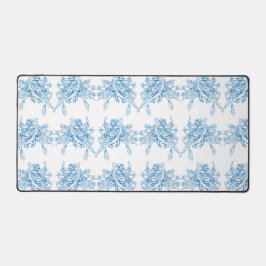 Alfrombrillas De Escritorio Patrón de Toile Francés Azul