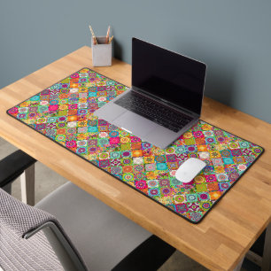 Alfrombrillas De Escritorio Patrón decorativo continuo colorido lindo