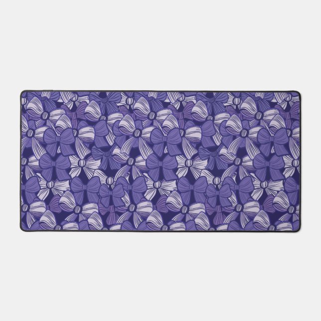 Alfrombrillas De Escritorio Patrón elegante de arco morado (Anverso)