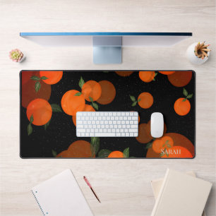 Alfrombrillas De Escritorio Patrón elegante de fruta naranja