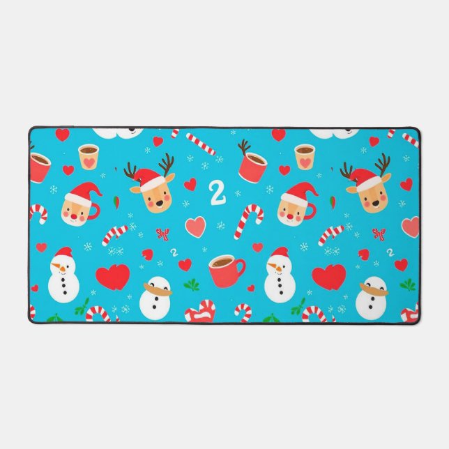Alfrombrillas De Escritorio Patrón festivo de los navidades (Anverso)