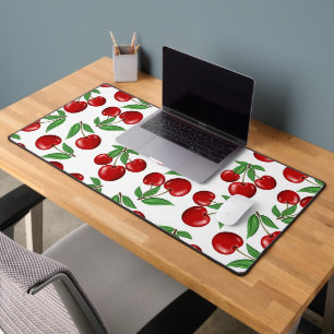 Alfrombrillas De Escritorio Patrón gráfico de cerezas rojas por todas partes