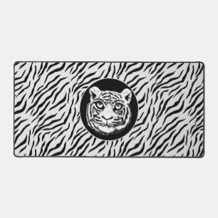 Alfrombrillas De Escritorio Patrón moderno de tigre blanco salvaje