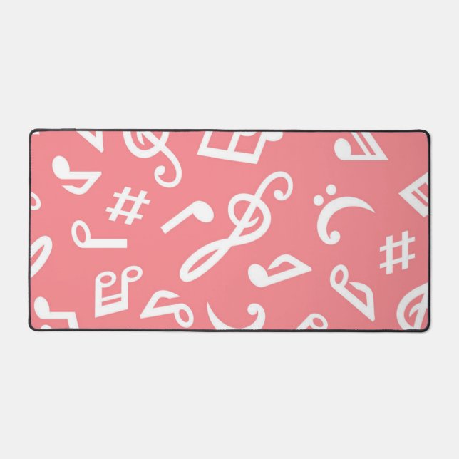 Alfrombrillas De Escritorio Patrón musical (Anverso)