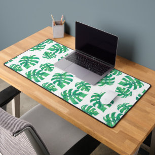 Alfrombrillas De Escritorio Patrón tropical con hojas de monstera