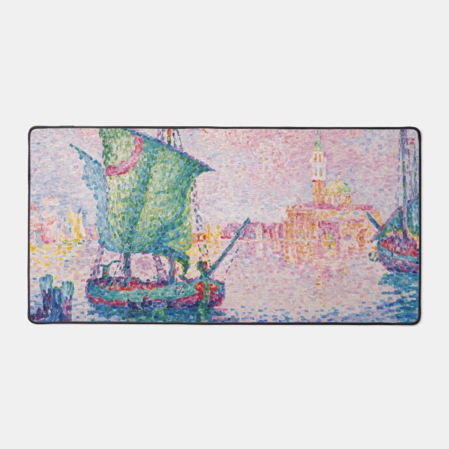 Alfrombrillas De Escritorio Paul Signac - Venecia, la nube rosa (Anverso)