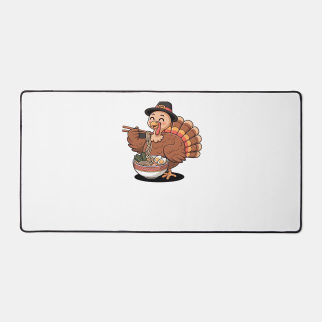 Alfrombrillas De Escritorio pavo de agradecimiento come ramen camiseta sobredi (Anverso)