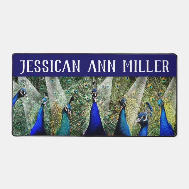 Alfrombrillas De Escritorio Pavo real (Anverso)