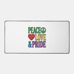 Alfrombrillas De Escritorio Paz Amor Orgullo Grabado Vintage Diseño Vectorial_