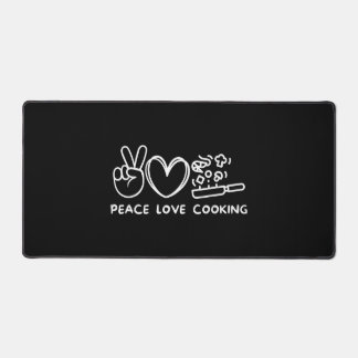 Alfrombrillas De Escritorio Peace, Love Cooking Retro Cooking Lover Chef Food 