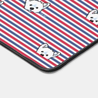 Alfrombrillas De Escritorio Peekaboo Westies KiniArt Desk Mat
