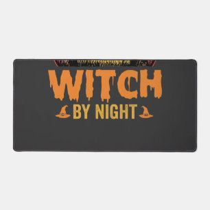 Alfrombrillas De Escritorio Peluquera De Día Bruja De Noche Diseño De Hallowee
