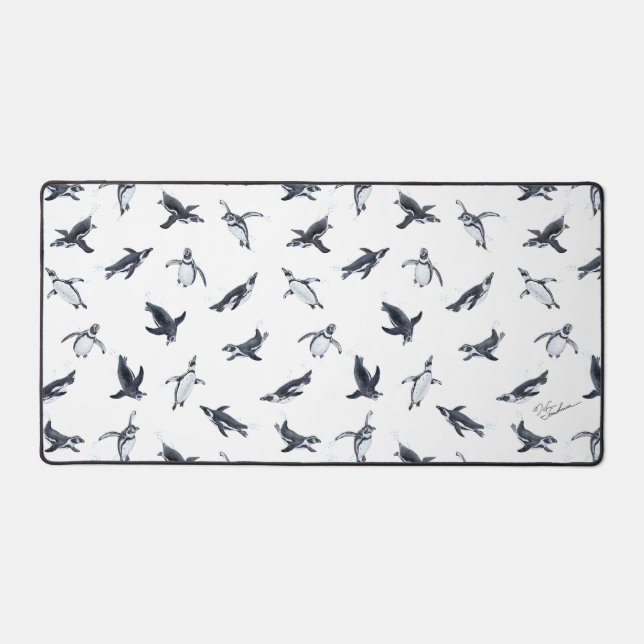 Alfrombrillas De Escritorio Penguin Flight Squad | Ocean Art Design (Anverso)