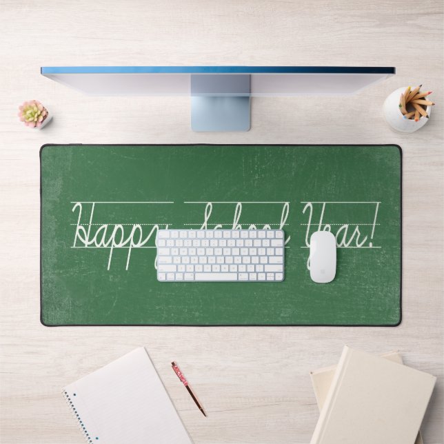 Alfrombrillas De Escritorio Penmanship On Green Chalkboard (Oficina 1)