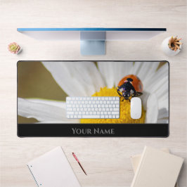 Alfrombrillas De Escritorio Pequeña y afortunada mariquita para una mentalidad