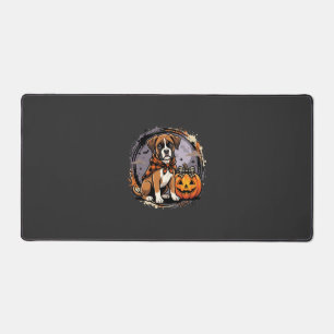 Alfrombrillas De Escritorio Perro Boxer Halloween Calabaza Sublimación