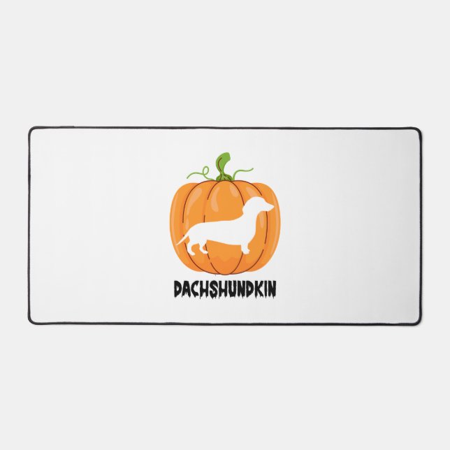 Alfrombrillas De Escritorio Perro Dachshund Halloween (Anverso)