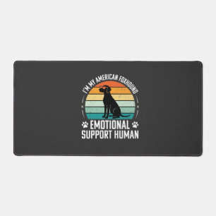 Alfrombrillas De Escritorio Perro de apoyo emocional humano Foxhound americano
