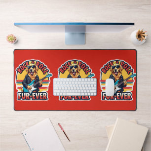 Alfrombrillas De Escritorio Perro Golden Retriever Fur-Ever de Rock and Roll 