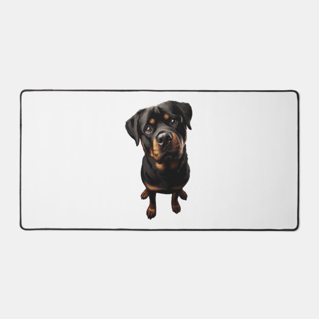 Alfrombrillas De Escritorio perro rottweiler (Anverso)