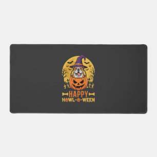 Alfrombrillas De Escritorio Perro salchicha divertido Halloween feliz Howl-O-W