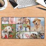 Alfrombrillas De Escritorio Personalizado 12 Collage de fotos moderno simple<br><div class="desc">Esta alfombra de personalizable cuenta con un collage de fotos perfecto para mostrar tus fotos favoritas de familia, mascotas, amigos o abuelos. El diseño moderno y bonito es ideal para los amantes del perro, la familia y los amigos, o para aquellos que buscan un accesorio divertido en el escritorio. Es...</div>