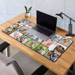 Alfrombrillas De Escritorio Personalizado 18 Collage de fotos moderno simple<br><div class="desc">Esta alfombra de personalizable cuenta con un collage de fotos perfecto para mostrar tus fotos favoritas de familia, mascotas, amigos o abuelos. El diseño moderno y bonito es ideal para los amantes del perro, la familia y los amigos, o para aquellos que buscan un accesorio divertido en el escritorio. Es...</div>
