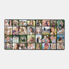 Alfrombrillas De Escritorio Personalizado 32 Collage de fotos negro