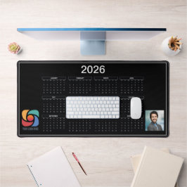 Alfrombrillas De Escritorio Personalizado Business 2026 Calendar Company Logo