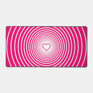 Alfrombrillas De Escritorio Personalizado Colores diseño rosa moderno con cora