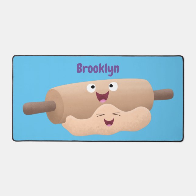 Alfrombrillas De Escritorio Personalizado de horneado de rodillos y pasta de m (Anverso)