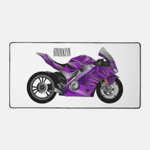 Alfrombrillas De Escritorio Personalizado de motocicleta Purple