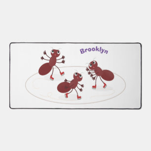 Alfrombrillas De Escritorio Personalizado de patinaje sobre hielo de hormigas 