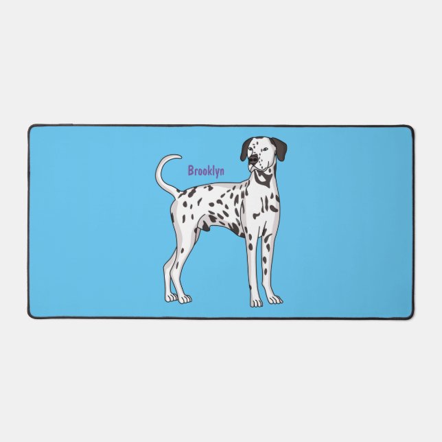 Alfrombrillas De Escritorio Personalizado de perro dalmatiano (Anverso)
