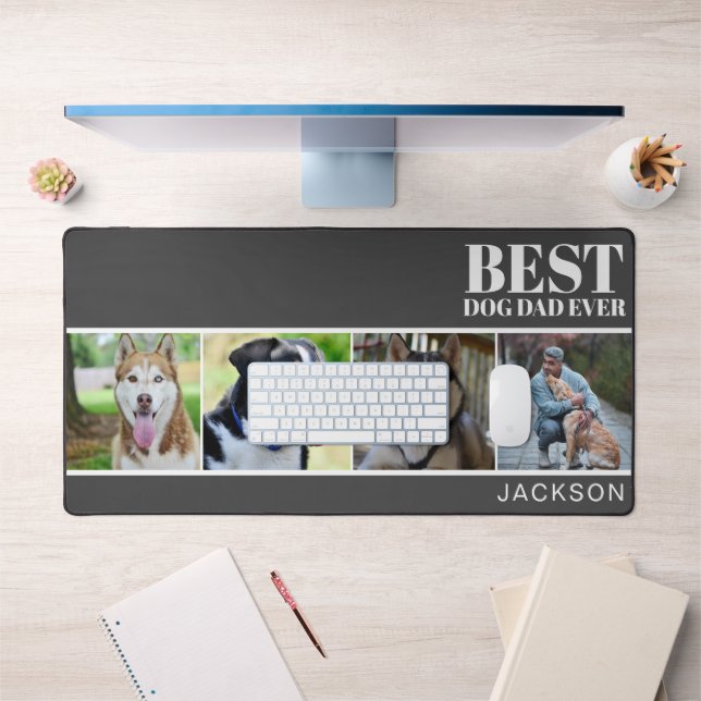 Alfrombrillas De Escritorio Personalizado de perro simple cuatro Collages de f (Oficina 1)